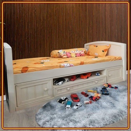 Ellory Twin Storage Bed : Giường Ngủ Có Ngăn Kéo Lưu Trữ - 1m 